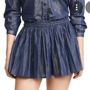 STILL W TAGS - navy shimmer Kondi flowy shorts